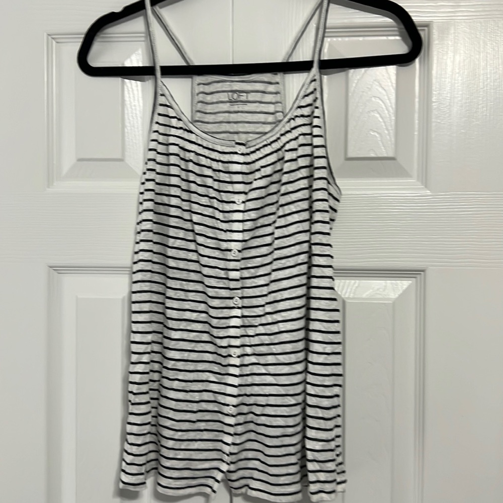 LOFT black & white tank